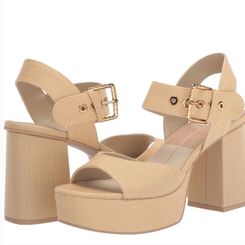 Dolce Vita Tan Platform Heels